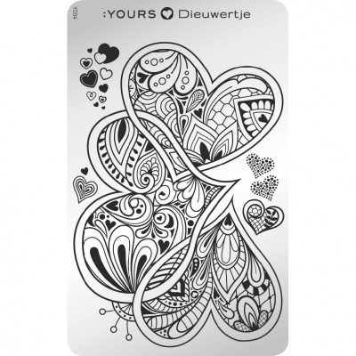 :YOURS PLATE   YLD04 - Queen of Hearts